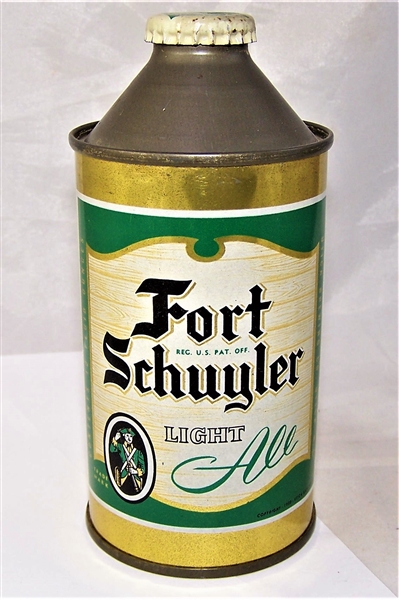 Fort Schuyler Ale Cone Top Beer Can.....Clean!!