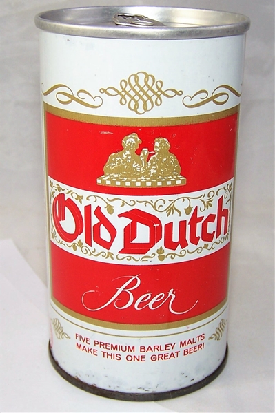 Old Dutch Bottom Opened Zip Top Beer Can