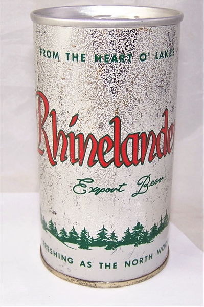 Rhinelander Export Fan Tab Beer Can