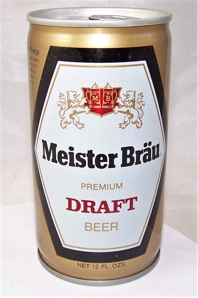 Meister Brau Draft Tab Top Test Can.