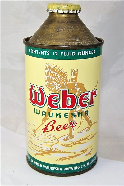 Weber Waukesha Cone Top Beer Can... Stunning!!