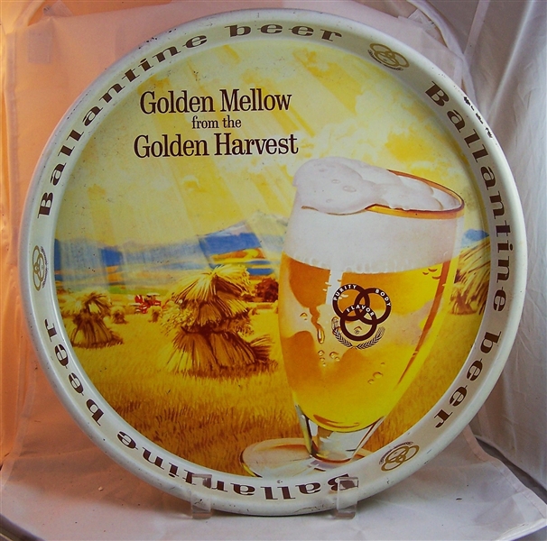 Ballantine 13 Inch Beer Tray. Golden Mellow from The Golden Harvest