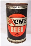 Acme Keglet (Cereal Products) Opening Instruction Flat Top Beer Can