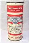 Budweiser Split Label 16 Ounce Flat Top Beer Can, Display Empty