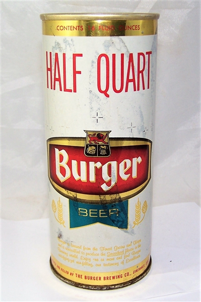 Rare Burger 16 Ounce Tab Top Beer Can