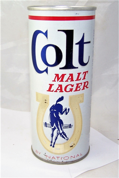Colt Malt Lager 16 Ounce Early Ring Pull Beer can