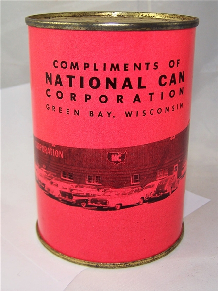 Compliments Of National Can Co. Green Bay WI.
