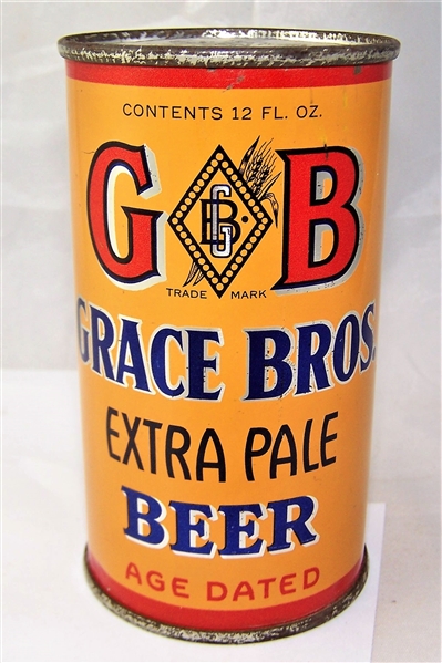 GB Grace Bros. Extra Pale O.I Flat Top Beer Can