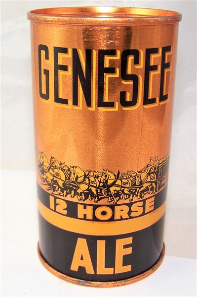 Genesee 12 Horse Ale Opening Instruction Beer Can