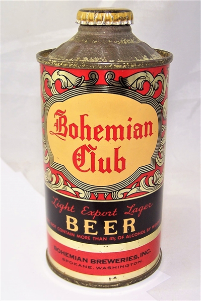 Bohemian Club Low Pro Cone Top Beer Can DNCMT 4%.....Stunner!