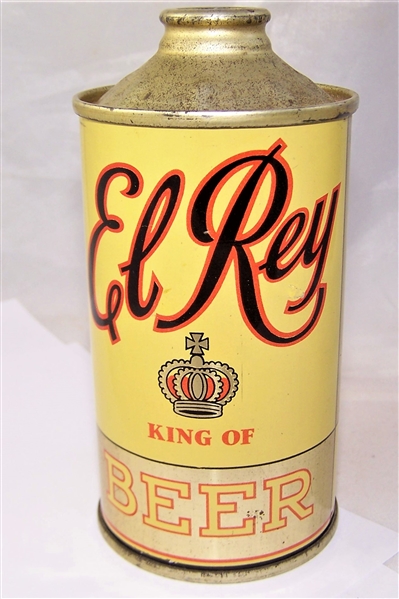 EL REY Low Pro Cone Top Beer can N.O 4%