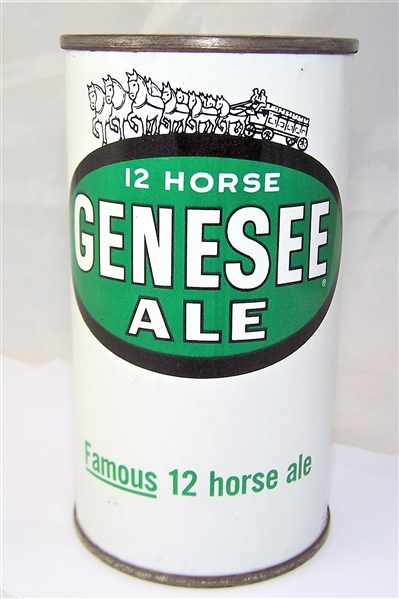 Genesee 12 Horse Ale Flat Top Beer Can