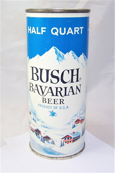 Busch Bavarian (Los Angeles) 16 Ounce Flat Top Beer Can