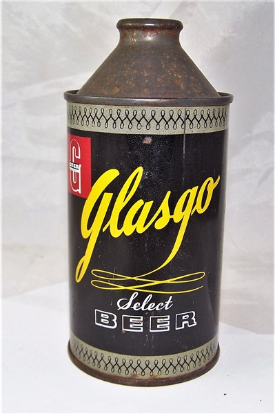 Glasgo Select Cone Top Beer Can....Tough Can