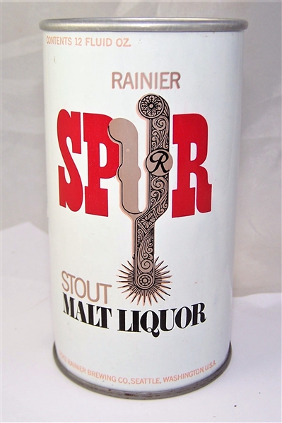 Silver Spur.. Rare Test Tab Top Beer Can...WOW!