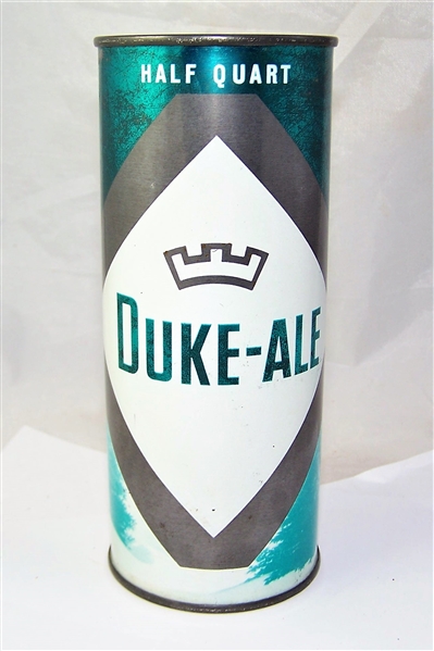 Duke Ale 16 Ounce Test Cab Flat Top Beer Can....Rare!!