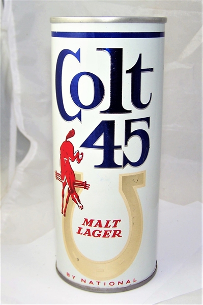 Colt 45 Malt Lager 16 Ounce Tab Top Beer Can