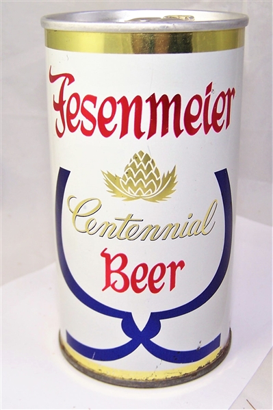 Fesenmeier Centennial Bottom Opened Zip Top Beer Can