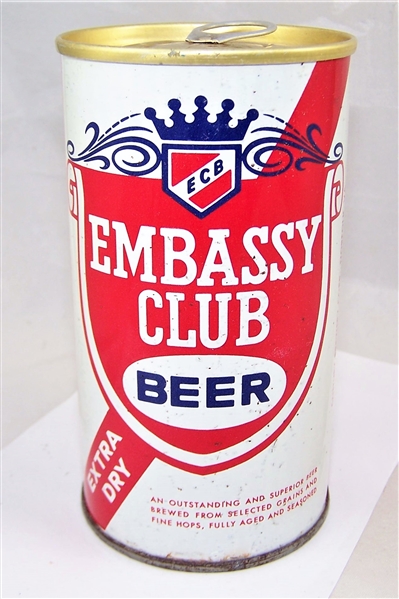 Embassy Club Tab Top Beer Can Norfolk, VA