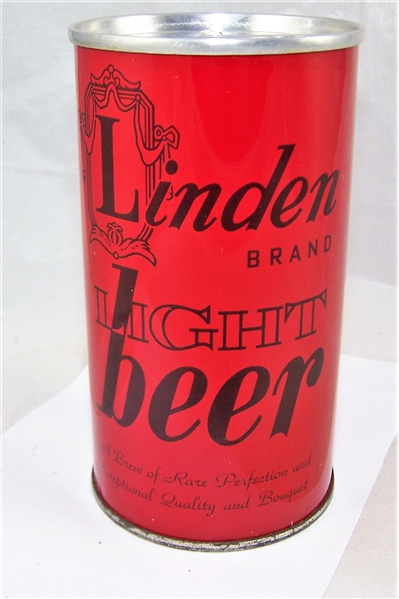 Fantastic Linden Brand Zip Top Beer Can...WOW!