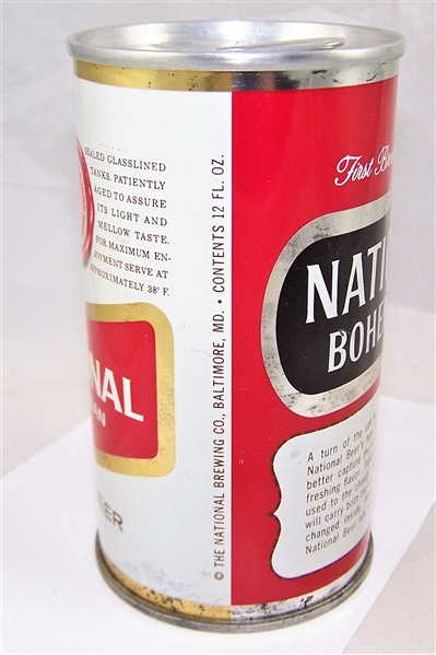 National Bohemian Transition Zip Top Beer Can