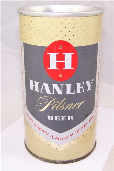 Hanley Pilsner Zip Top Beer Can