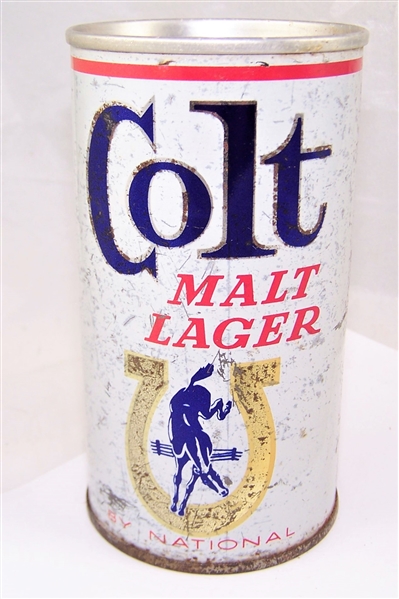 Colt Malt Lager Tab Top Beer Can