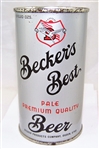Beckers Best Premium O.I Flat Top Beer Can