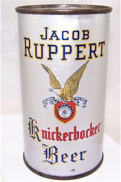 Jacob Ruppert Knickerbocker O.I Flat Top Beer Can