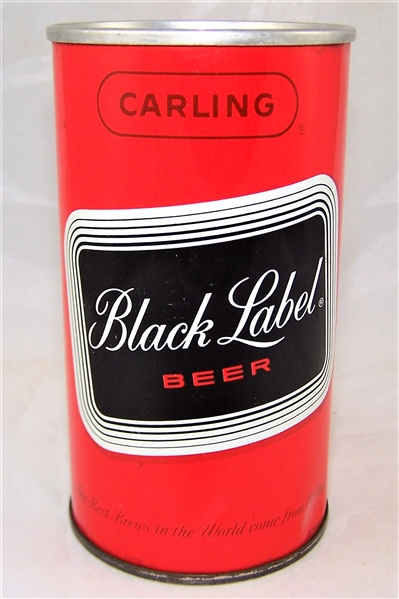 Carling Black Label (U.S Map) Fan Tab Beer Can