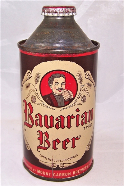 Bavarian Type IRTP Cone Top Beer Can