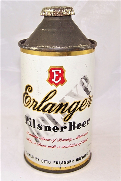 Erlanger Deluxe IRTP Cone Top Beer Can