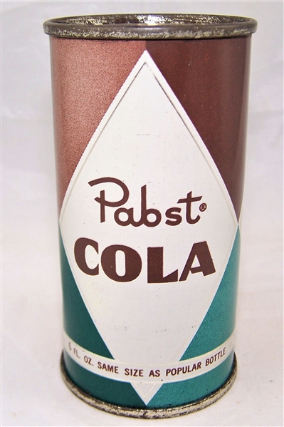 Pabst Cola Original 6 Ounce Flat Top Soda Can
