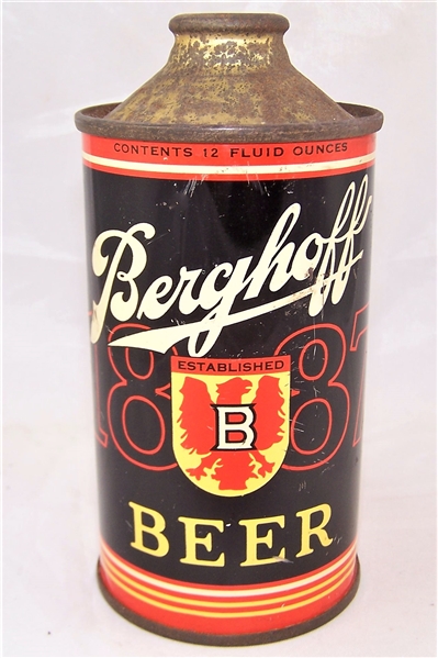 Berghoff 1887 Low Pro Cone Top Beer Can
