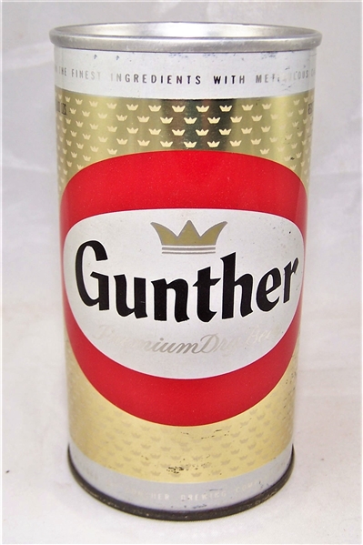 Gunther Zip Top Beer Can