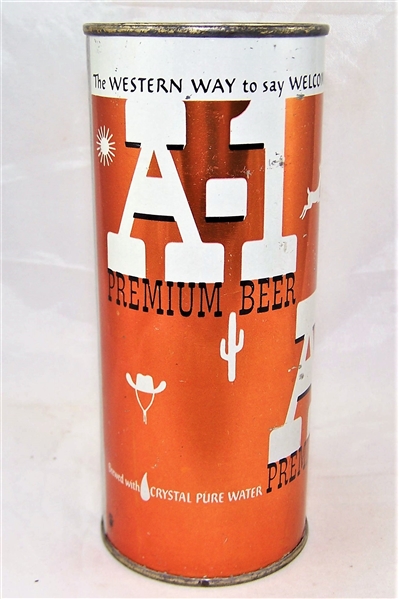 A-1 Copper 16 Ounce Flat Top Beer Can....Tough!!