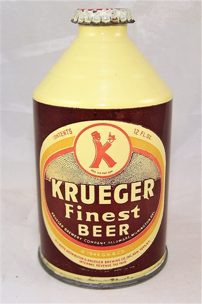 Krueger Finest Crowntainer Beer Can.