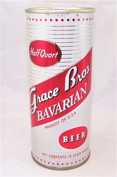 Grace Bros. Bavarian 16 Ounce Tab Top Beer Can