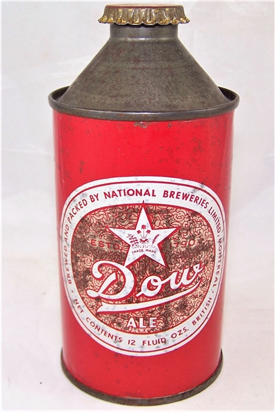 Dow Ale Cone Top Beer Can....Montreal, Canada