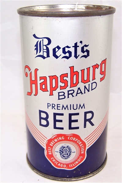 Bests Hapsburg Brand Beer Can