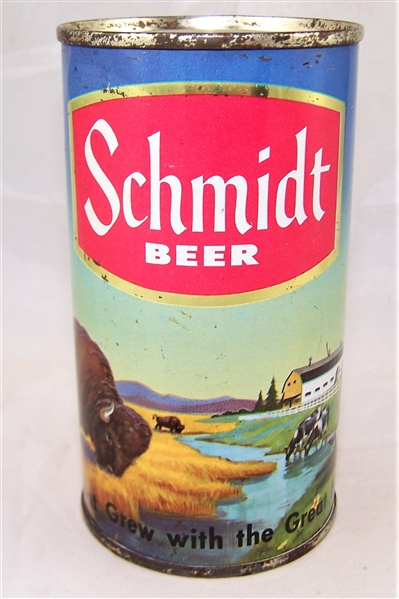 Schmidt Flat Top Beer Can Buffalo