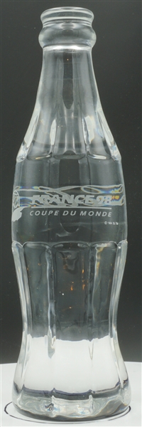 France 1998 World Cup Coupe du Monde crystal Coke bottle