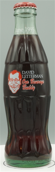 David Letterman Our Beverage Buddy June 1995 Coke bottle