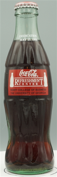 Terry College of Business, University of Georgia dedication, May 15, 1998 Coke bottle