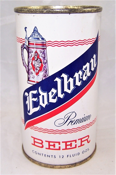 Edelbrau Premium Flat Top Beer Can