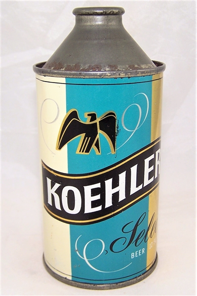 Koehler Select Cone Top Beer Can