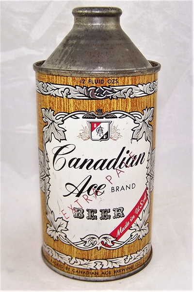Canadian Ace Cone Top Beer Can
