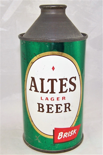 Altes Lager Brisk Cone Top Beer Can