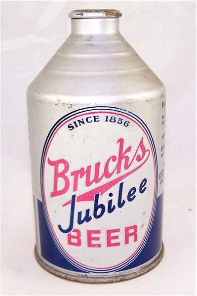 Brucks Jubilee 86 years Crowntainer Beer Can. 3.2 %