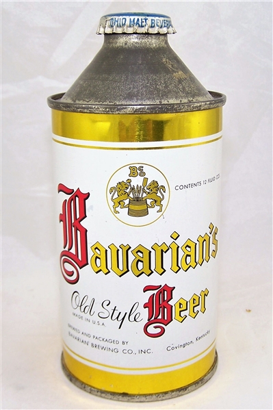 Bavarians Old Style Cone Top Beer Can... WOW!!